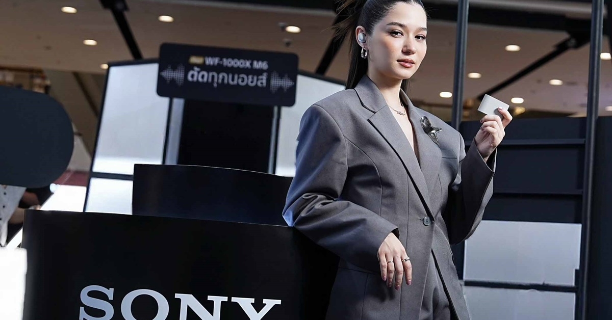 โซนี่ไทยเปิดตัวหูฟังตัดเสียงรบกวนไร้สายแบบ Truly Wireless รุ่นใหม่ Sony WF-1000XM6 “อินเต็มเสียง ตัดทุกนอยส์”